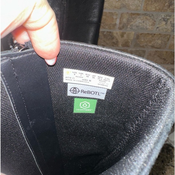 Timberland Cervinia Valley Tall Leather Boots Ortholite footbed size 9 - Picture 5 of 6